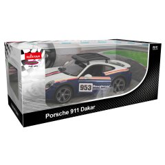 Porsche 911 Dakar Performance 1:14 azul 2,4GHz puerta manual