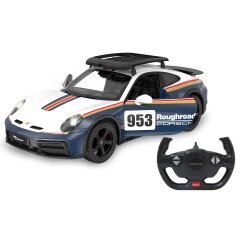 Porsche 911 Dakar Performance 1:14 azul 2,4GHz puerta manual