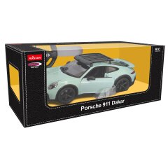 Porsche 911 Dakar 1:14 shaded green 2,4GHz door manual