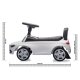 Push Car Mercedes-Benz C-Class white 2in1