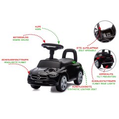 Correpasillo Mercedes-Benz C-Class negro 2en1
