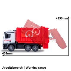 Camion della spazzatura Mercedes-Benz Antos 1:26 2,4GHz