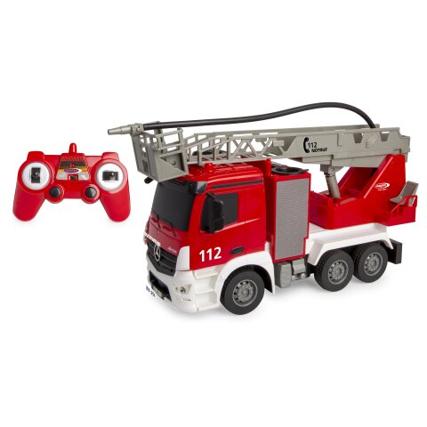Feuerwehr Drehleiter Mercedes -Benz Antos 1:26 2,4GHz mit Spritzfunktion