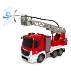 Feuerwehr Drehleiter Mercedes -Benz Antos 1:26 2,4GHz mit Spritzfunktion