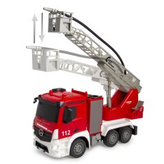 Feuerwehr Drehleiter Mercedes -Benz Antos 1:26 2,4GHz mit Spritzfunktion