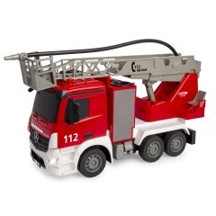 Feuerwehr Drehleiter Mercedes -Benz Antos 1:26 2,4GHz mit Spritzfunktion