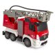 Bomberos Escalera giratoria Mercedes-Benz Antos 1:26 2,4GHz con función de  pulverización