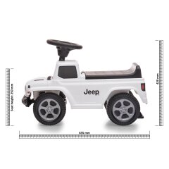 Cavalcabile Jeep® Gladiator bianco