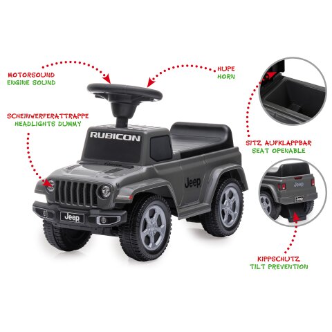 Correpasillo Jeep® Gladiator gris