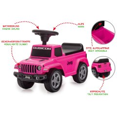 Push-Car Jeep® Gladiator pink