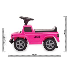 Push-Car Jeep® Gladiator pink