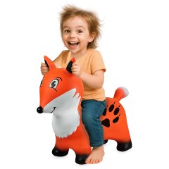 Animale salterino Volpe HoppyDoo con pompa