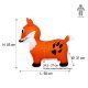 Bouncing Animal Fox HoppyDoo with pump