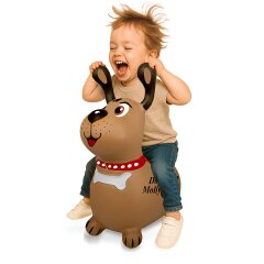 Animale salterino Dog Molly HoppyDoo con pompa
