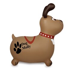 Animale salterino Dog Molly HoppyDoo con pompa