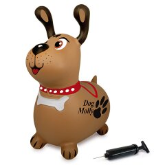 Animale salterino Dog Molly HoppyDoo con pompa