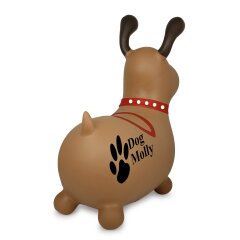 Animale salterino Dog Molly HoppyDoo con pompa