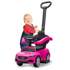 Push-Car Mercedes-Benz C-Class pink 3in1