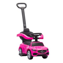 Push-Car Mercedes-Benz C-Class pink 3in1