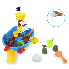 Sand and water playing table Pirat Jack 21pcs