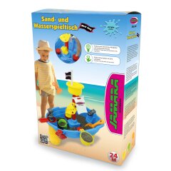 Sand- und Wasserspieltisch Pirat Jack 21 Teile