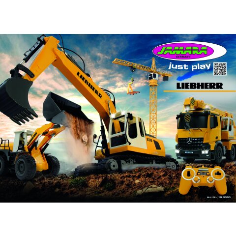 Poster Liebherr Baufahrzeuge