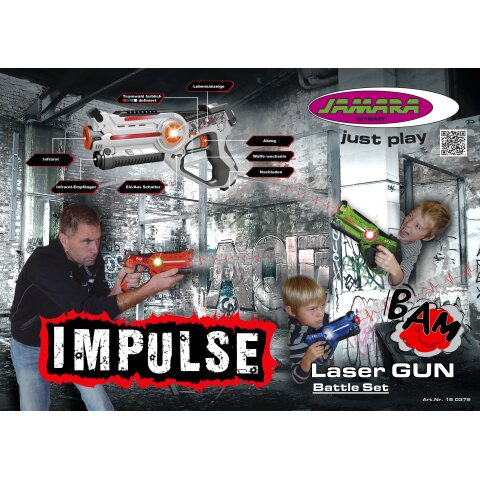 Póster Impulse Laser Gun