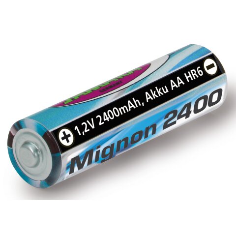 Batteria 1,2V 2000mAh NiMh Mignon AA HR6