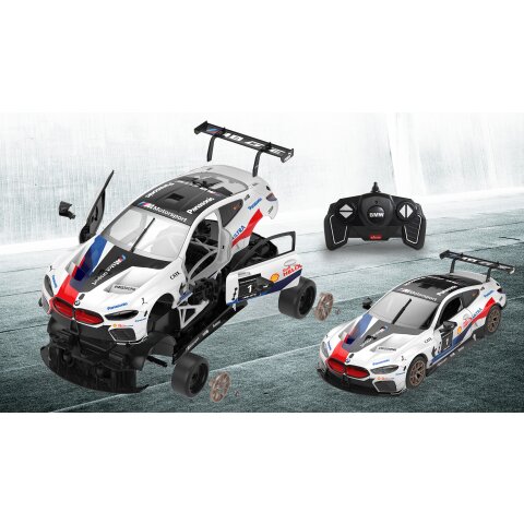 BMW M8 GTE 1:18 wei 2,4GHz Bausatz