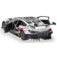 BMW M8 GTE 1:18 wei&szlig; 2,4GHz Bausatz