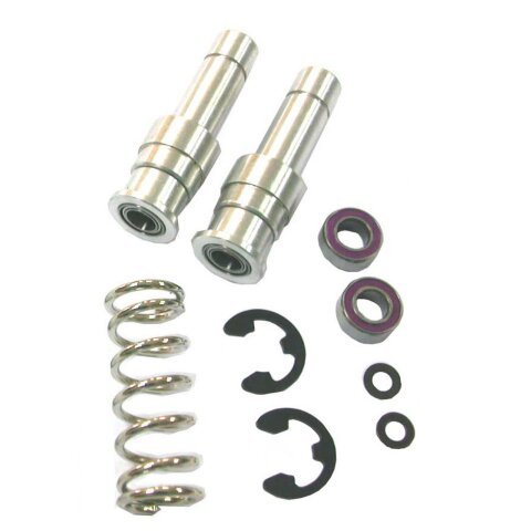 Servo shaft with ball bearings alu AS-1 2pcs