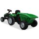 Pedal tractor with trailer Strong Bull green