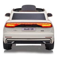 Ride-on Audi Q8 bianco 12V