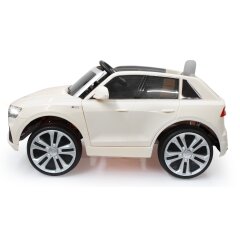 Ride-on Audi Q8 bianco 12V