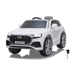 Ride-on Audi Q8 bianco 12V