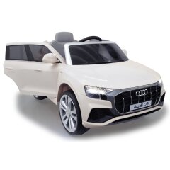 Ride-on Audi Q8 bianco 12V