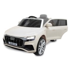 Ride-on Audi Q8 bianco 12V