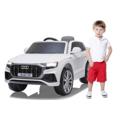 Ride-on Audi Q8 blanc 12V