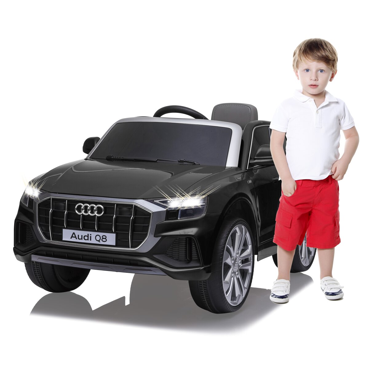 Ride on Audi Q8 schwarz 12V