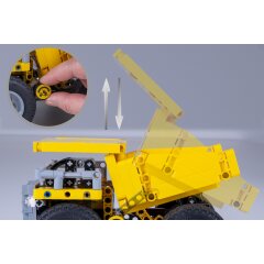 CaDA Set C65001W Camión volquete Bricks