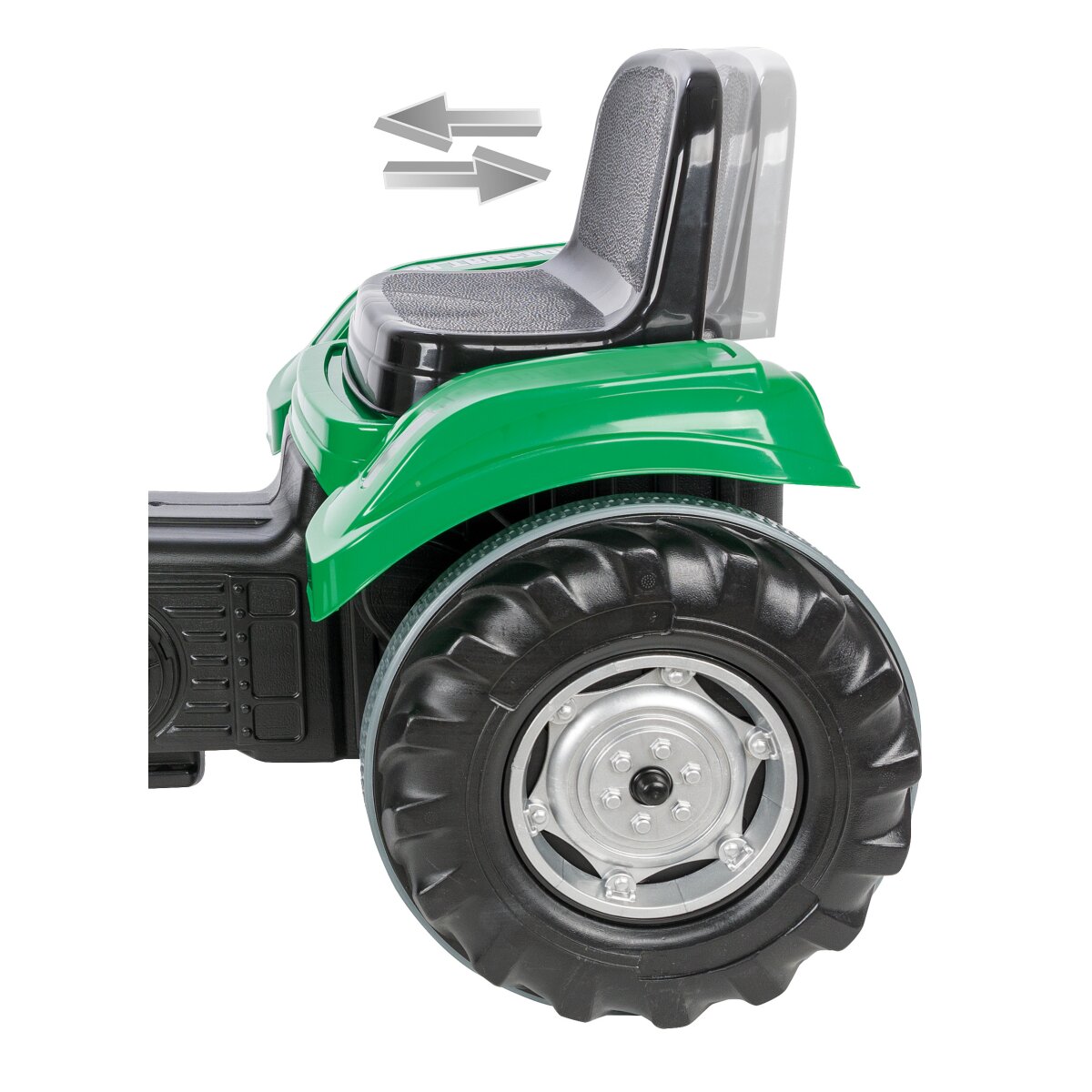 Ride On Tractor Big Wheel 12v Verde