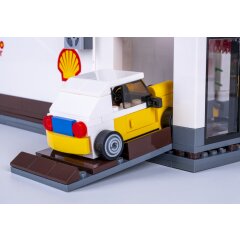 CaDA Set C66026W Shell Gasolinera con tienda y lavacoches Bricks