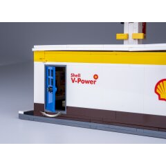 CaDA Set C66026W Shell Station-service avec boutique et lavage de voitures Bricks