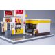 CaDA Set C66026W Shell Station-service avec boutique et lavage de voitures Bricks
