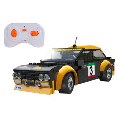 CaDA Set C51092W Fiat Abarth 131 1:20 negro 2,4GHz Bricks