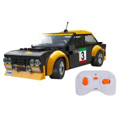 CaDA Set C51092W Fiat Abarth 131 1:20 negro 2,4GHz Bricks