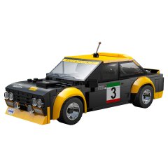 CaDA Set C51092W Fiat Abarth 131 1:20 negro 2,4GHz Bricks