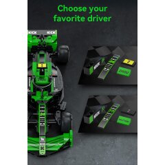 CaDA Set C55032W KICK Sauber F1&reg; Team C44 - 2024 1:24 verde Bricks