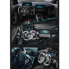 CaDA Set C61503W Mercedes-AMG ONE 1:8 grigio 2,4GHz Bricks