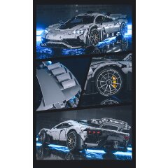 CaDA Set C61503W Mercedes-AMG ONE 1:8 gris 2,4GHz Bricks